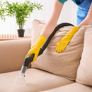 Vacuuming Couch